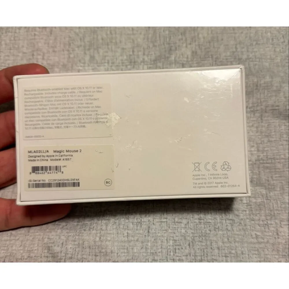 Apple Bluetooth Wireless Laser Magic Mouse A1657 USBC NEW